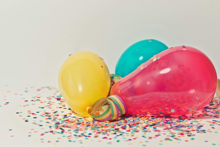 Photo by Ylanite Koppens: https://www.pexels.com/photo/colorful-balloons-with-confetti-796606/
